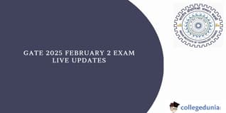 GATE 2025 February 2 Exam Live Updates: Shift 2 Ends, Paper Analysis and Question Paper Soon